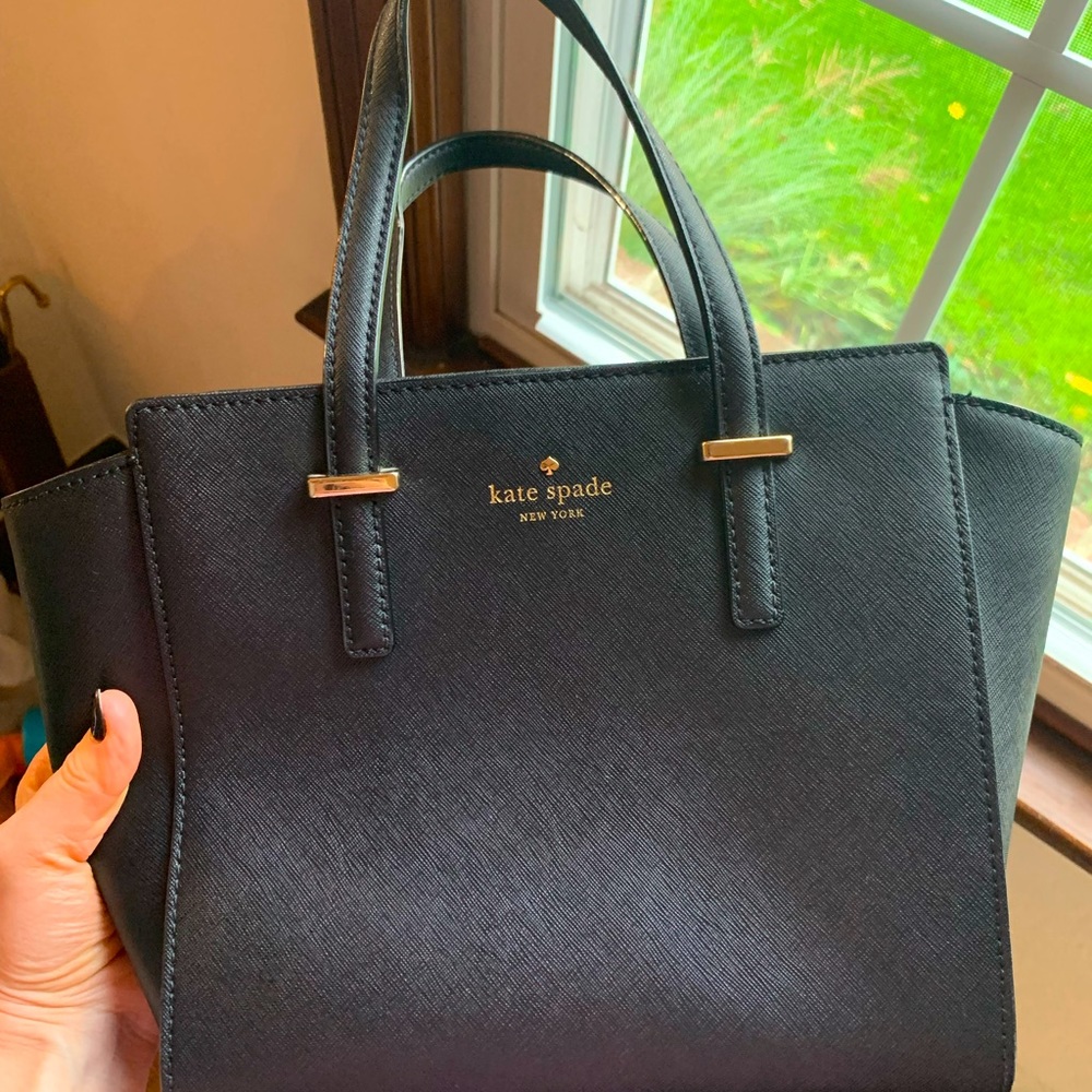 Kate Spade little black tote purse.